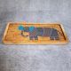 Handcrafted Mango Wood Elephant Hand Painted Serving Tray